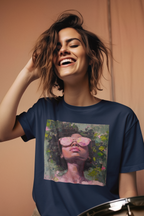 Afro Chic Sunglasses Art Tee