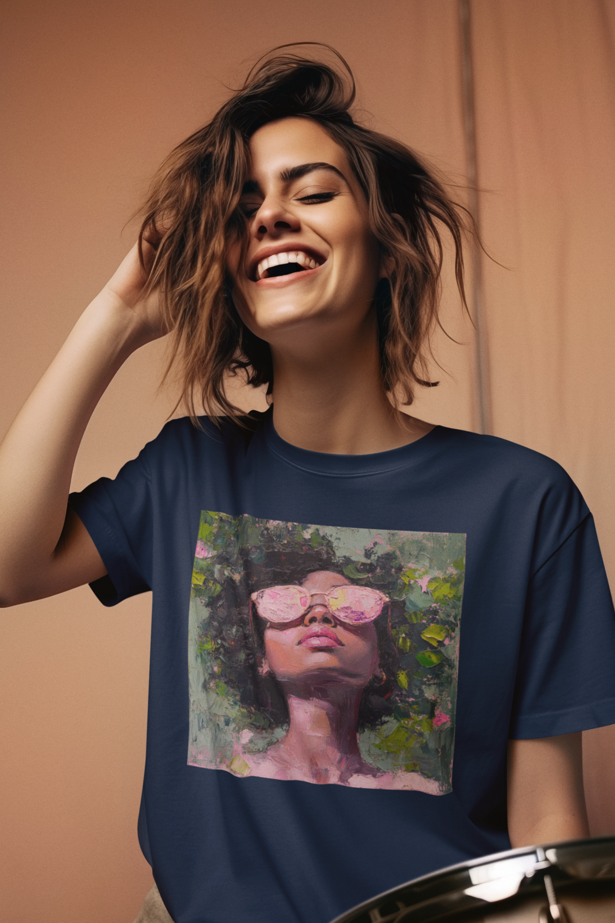 Afro Chic Sunglasses Art Tee