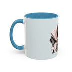 Retro Dog Coffee Mug — Chic Pup with Scarf & Sunglasses Accent Mug
