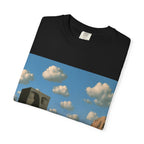 Surreal Desert Monolith T-Shirt — Retro Rocky Landscape Art Tee
