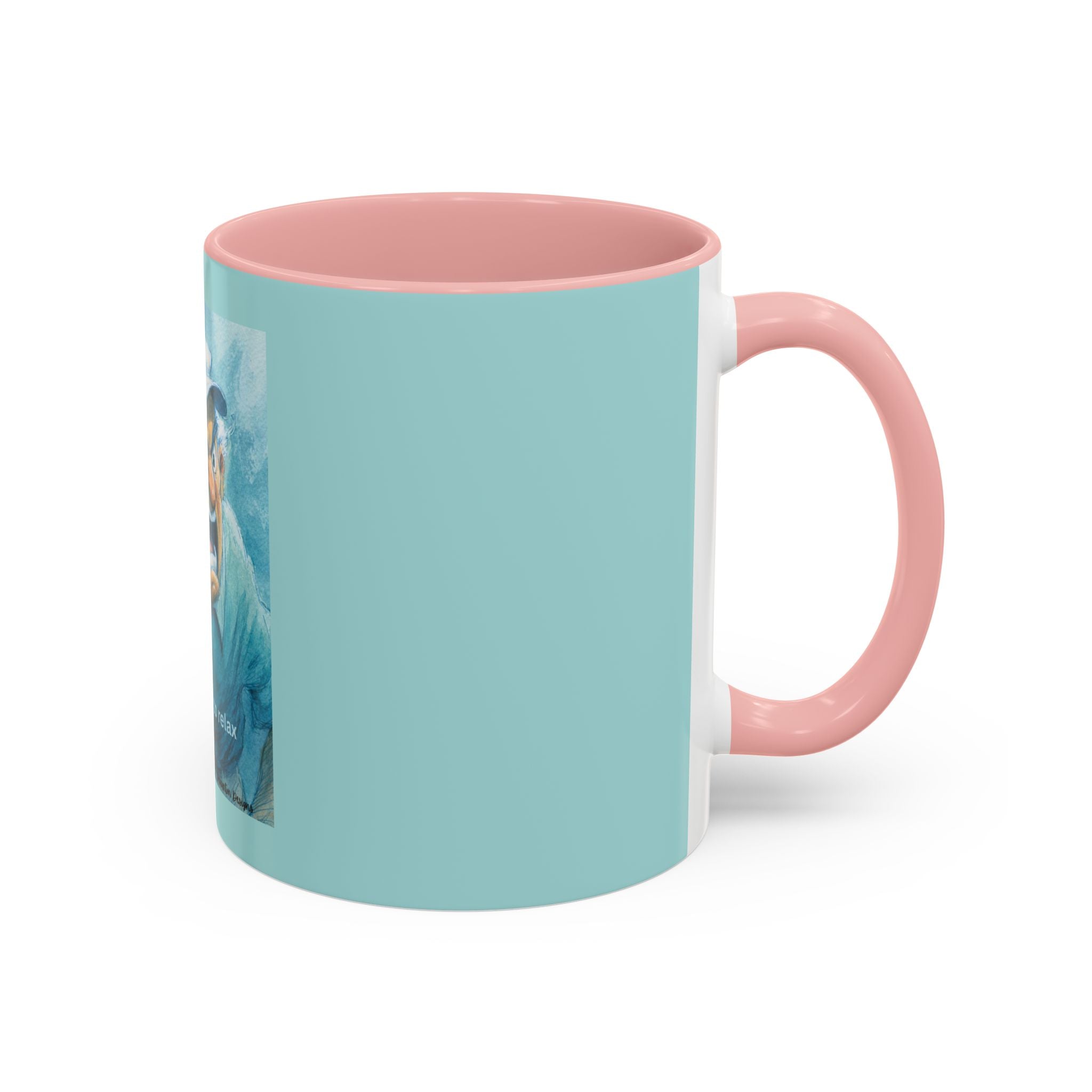 Funny Golf Mug – "I play golf to relax" Accent Coffee Mug (11/15oz)