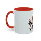Retro Dog Coffee Mug — Chic Pup with Scarf & Sunglasses Accent Mug