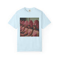 Retro Salon Photo T-Shirt — Vintage Pink Hair Dryer Print. Heavy weight fabric