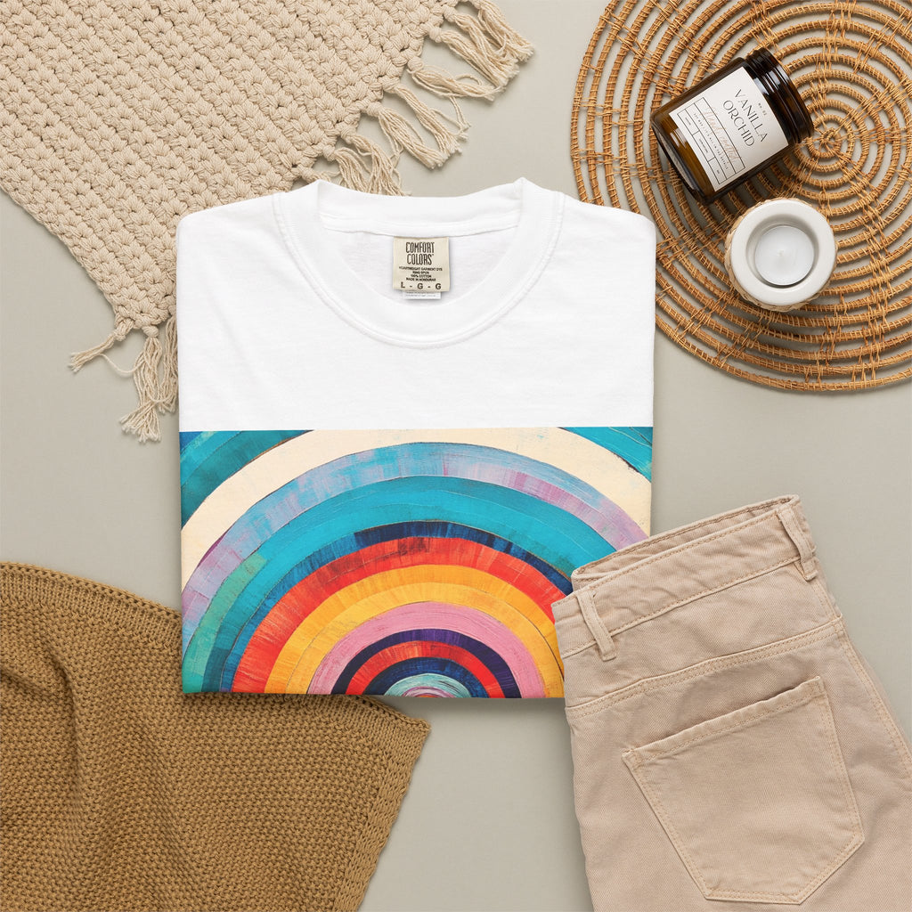 Concentric Rainbow Circles T-Shirt