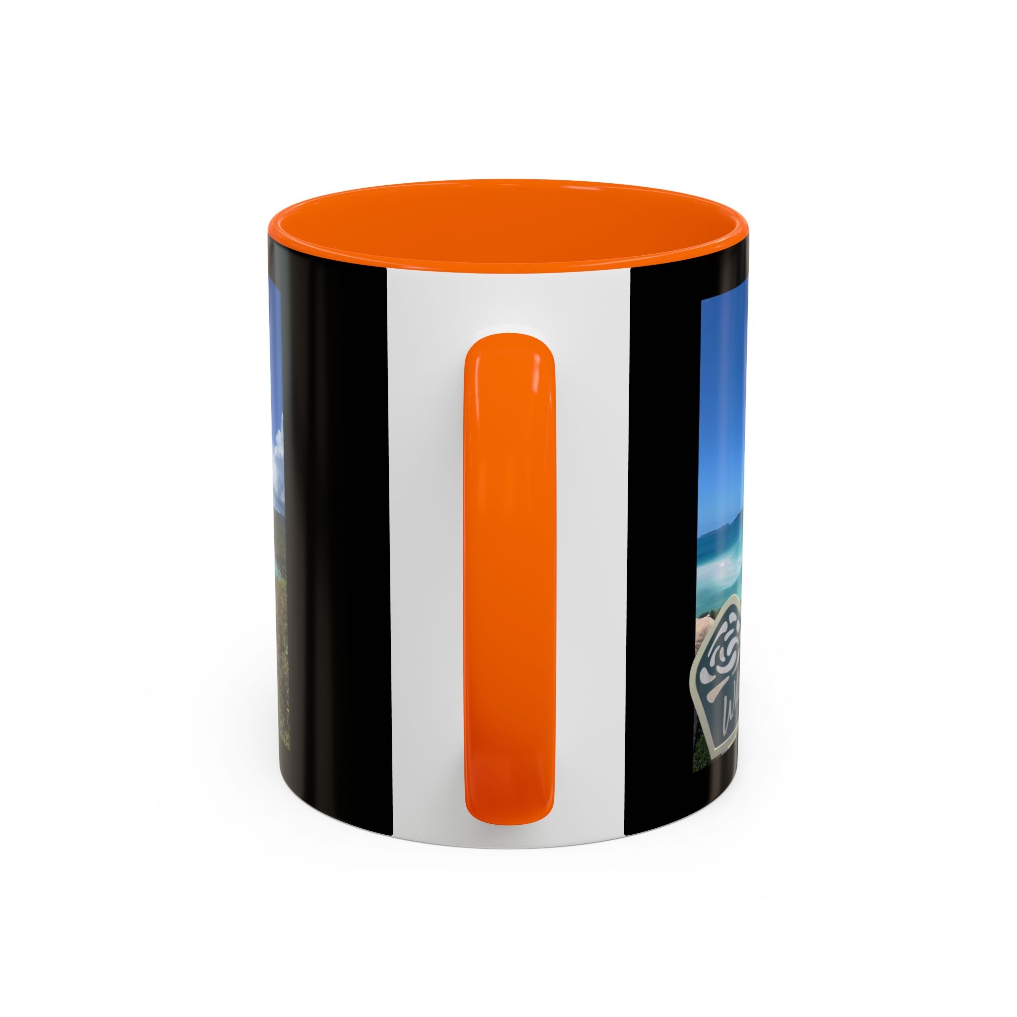 Copy of Copy of Copy of Copy of Copy of Copy of Blue Wave Accent Coffee Mug — Ocean Brushstroke Art (11/15oz)