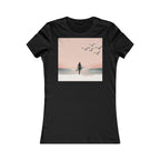 Women's Surf Tee — Coastal Sunset Graphic Shirt