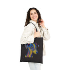 Vibrant Dog Art Tote Bag - Pet Lover Gift, Eco-Friendly Shopping Bag, Animal Lover Accessory, Dog Owner Essentials