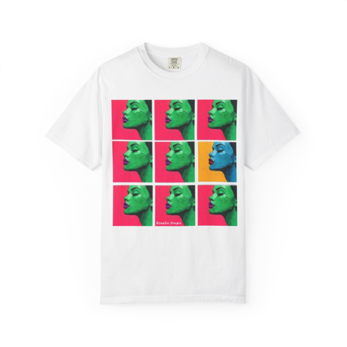 Pop Art Profile Grid T-Shirt