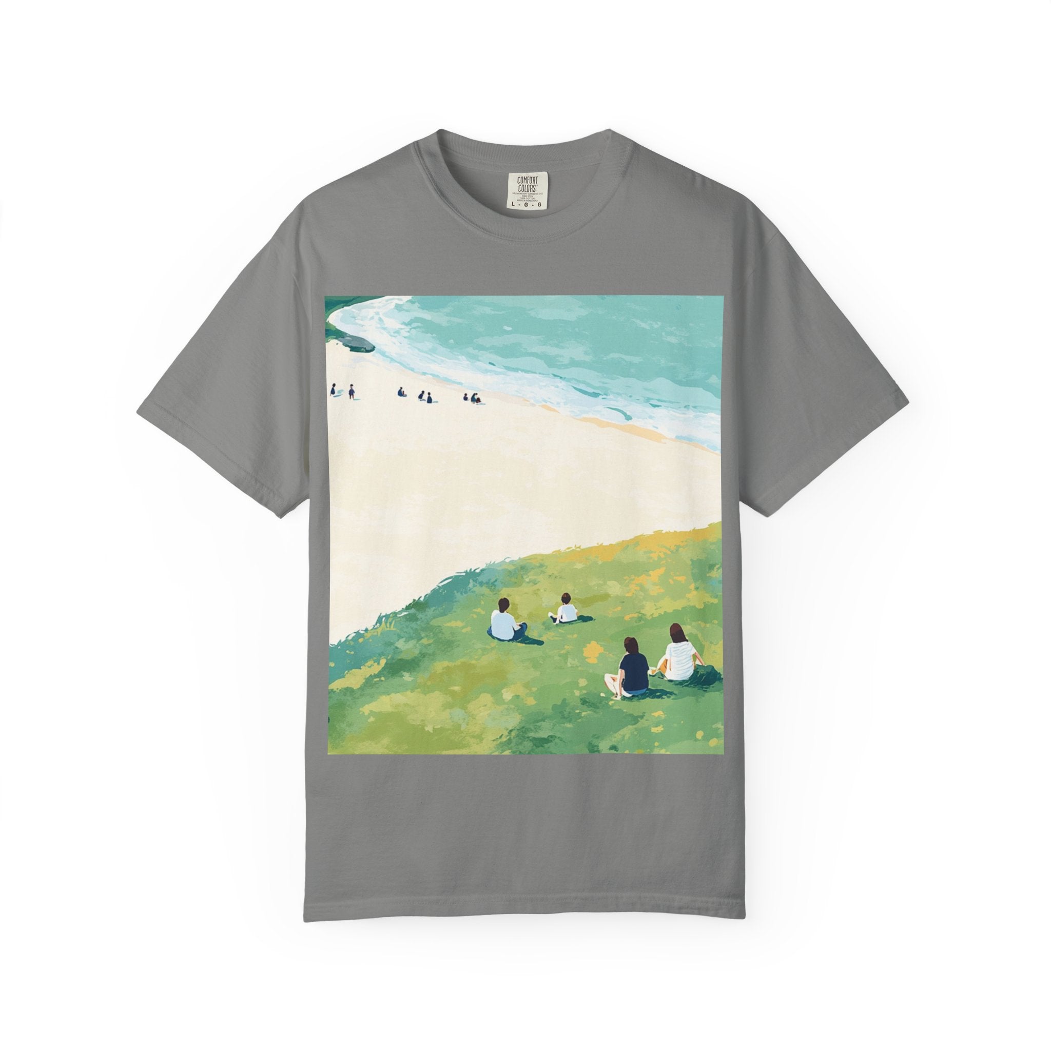 Coastal Picnic Beach Scene T-Shirt