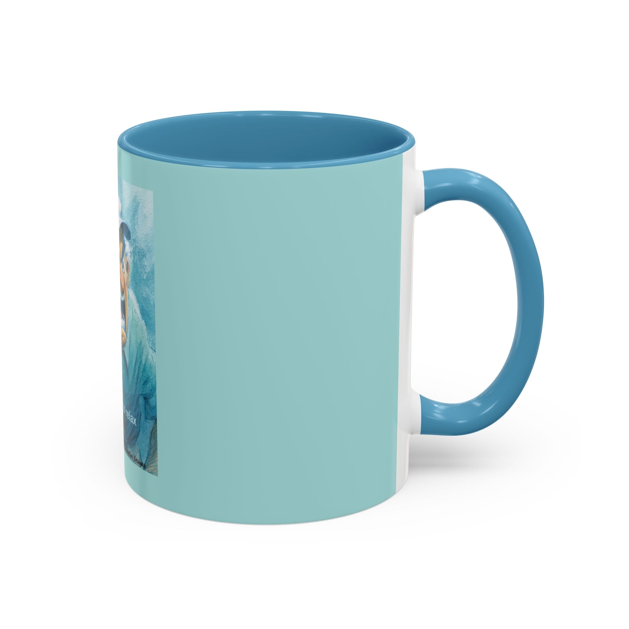 Funny Golf Mug – "I play golf to relax" Accent Coffee Mug (11/15oz)
