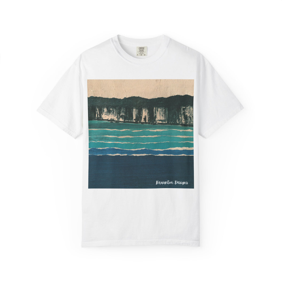 Coastal Waves Graphic T-Shirt