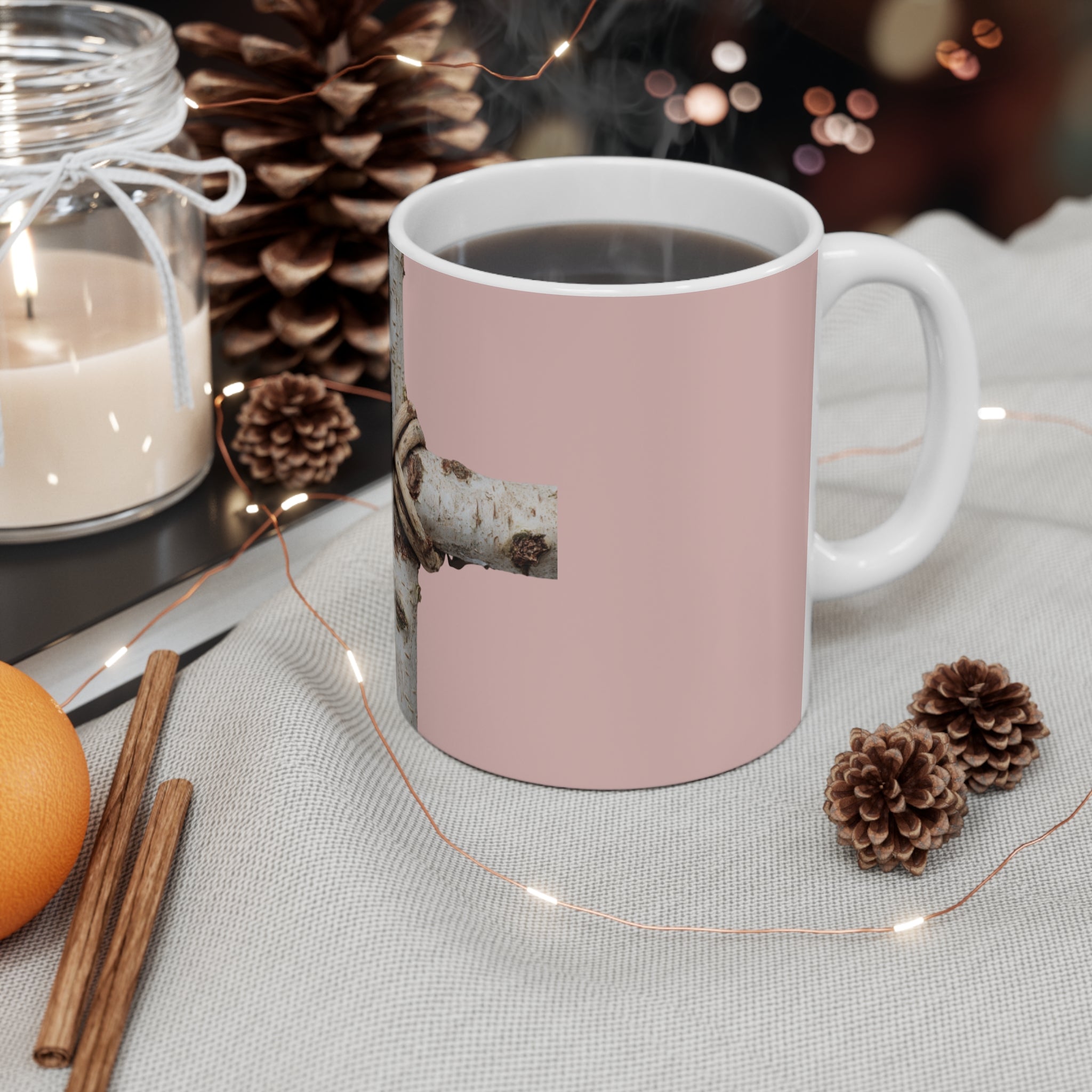 Twiggy,  Nature-Inspired 11oz Coffee Mug, Botanical Mug, Earthy Drinkware, Gift for Nature Lovers, Rustic Kitchen Decor,