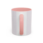 Cherry Blossom Accent Coffee Mug — Pink Tree Ceramic Mug (11/15oz)