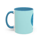 Blue Wave Accent Coffee Mug – Ocean Swirl 11/15oz Ceramic