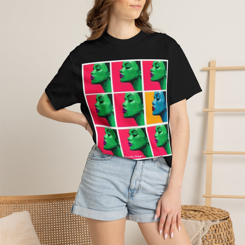 Pop Art Profile Grid T-Shirt