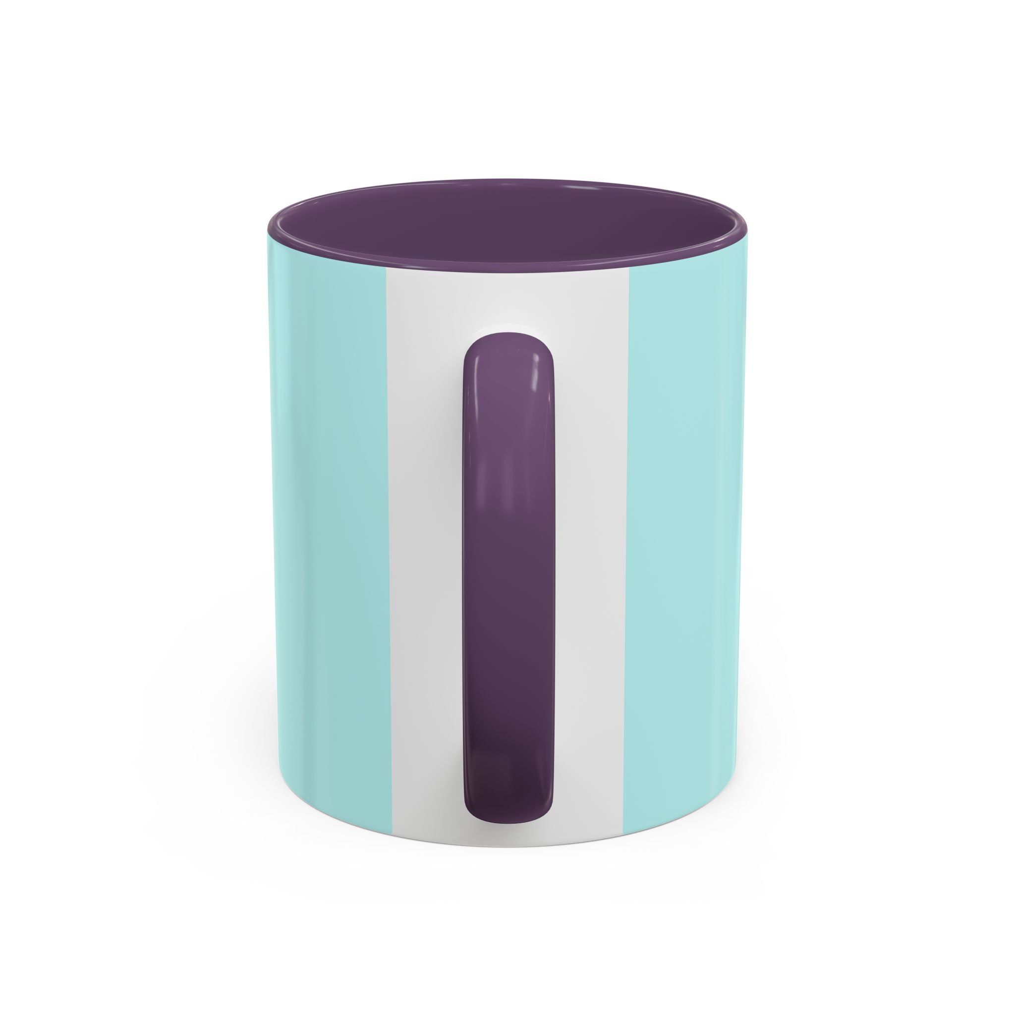Blue Wave Accent Coffee Mug – Ocean Swirl 11/15oz Ceramic