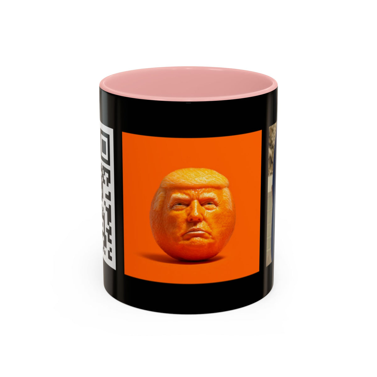 Political Satire Coffee Mug - Funny Anti-Trump Novelty Accent Mug -Free song with QR  Code