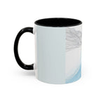 Blue Wave Accent Coffee Mug — Ocean Brushstroke Art (11/15oz)