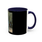 Coastal Cabin Beach Scene Accent Coffee Mug