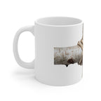 Symbolic Cross Branch Mug | Rustic Organic Art Coffee Cup | Minimalist Nature Photography | Thoughtful Botanical Gift | Unique Ceramic