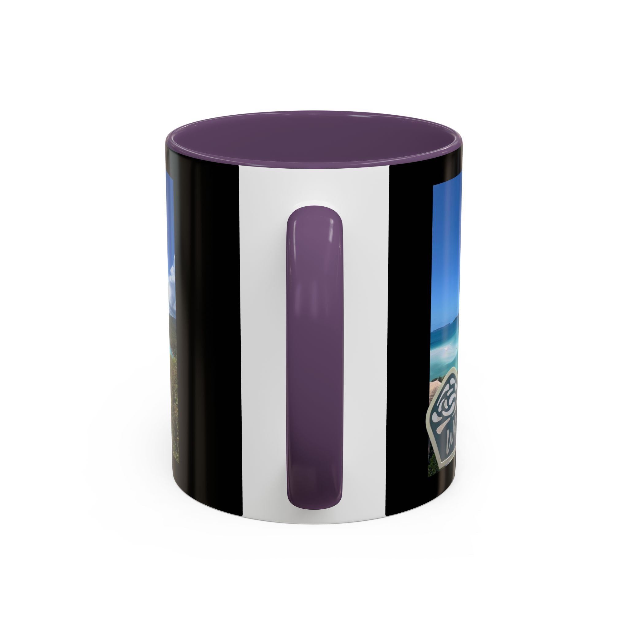 Copy of Copy of Copy of Copy of Copy of Copy of Blue Wave Accent Coffee Mug — Ocean Brushstroke Art (11/15oz)