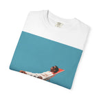 T-Shirt — Relaxing Beach Lounger Graphic Tee ("Revelin Sleeps")