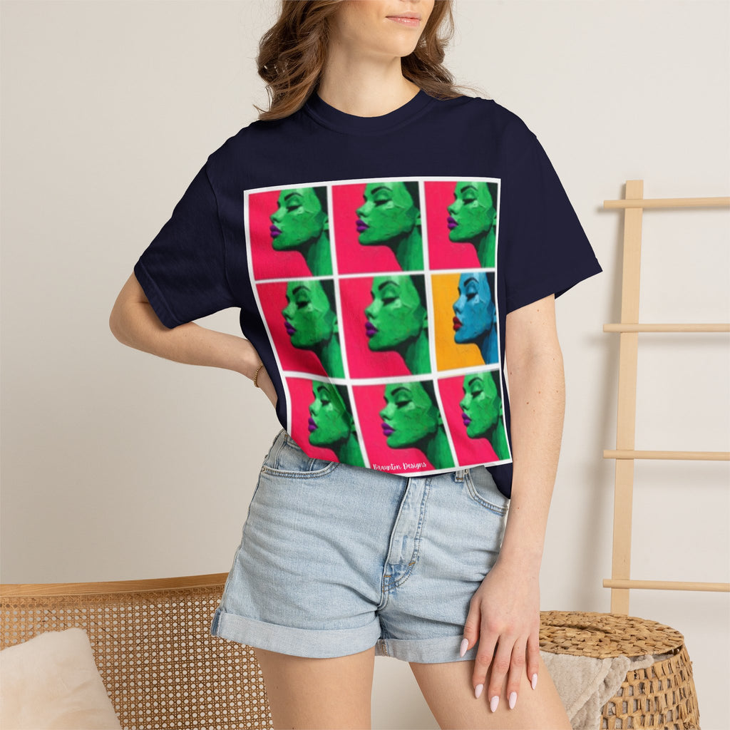 Pop Art Profile Grid T-Shirt