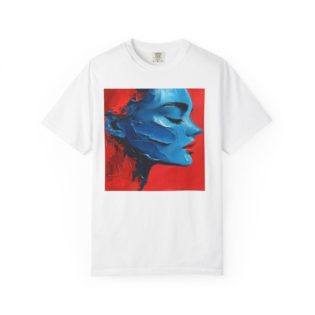 UK Artistic Blue Profile Tee, Fashion Shirt, Women's Graphic Tee, Casual Wear, Unique Art T-Shirt, Gift for Art Lovers, Everyday [...]
