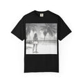 Vintage Beach Photo T‑Shirt — Coastal Retro Palm Print
