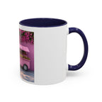 Pink Flower Food Truck Coffee Mug – Cute Accent 11/15oz