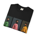 Retro Triptych Crew Graphic T-Shirt — Three Color Sweater Men Print