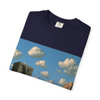 Surreal Desert Monolith T-Shirt — Retro Rocky Landscape Art Tee