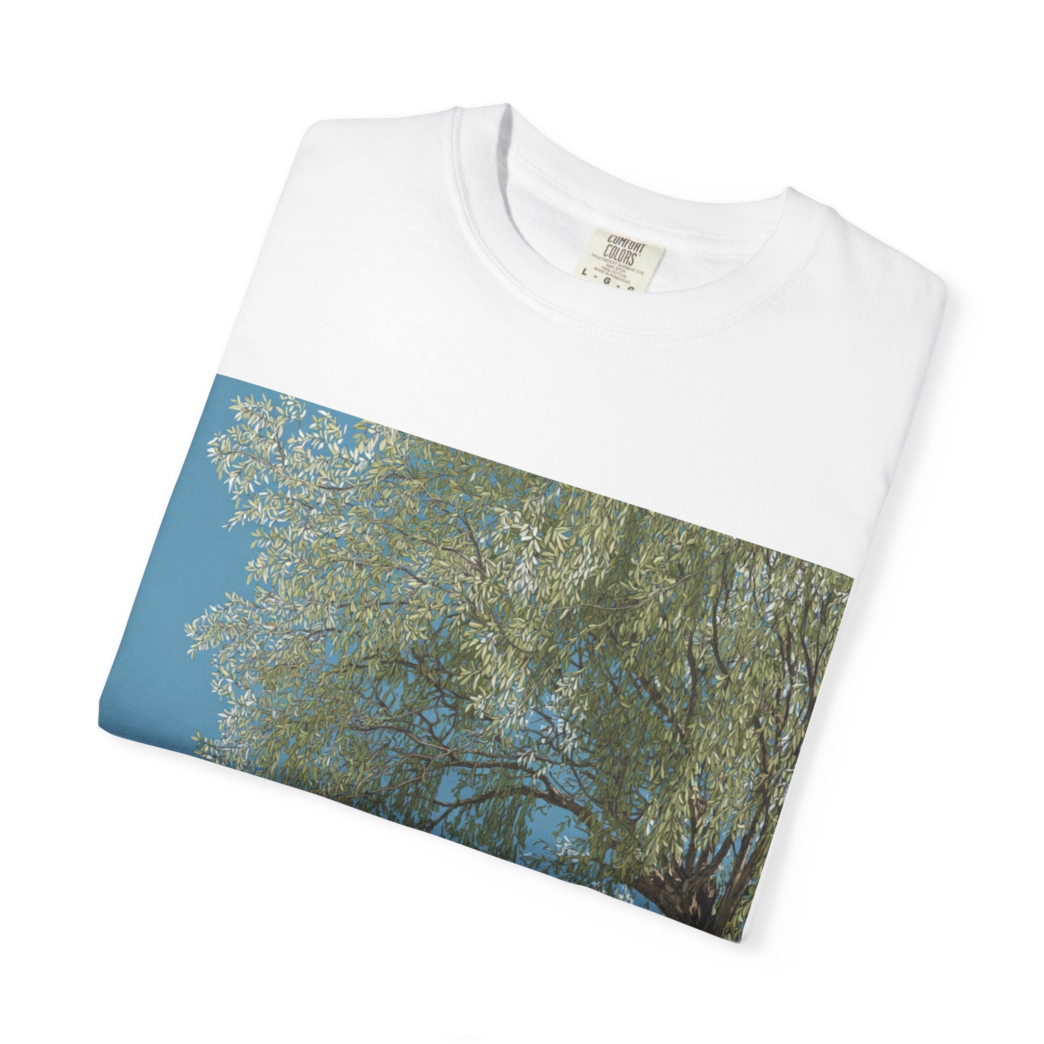 Beachfront Cabin Photo Tee — Tropical Seaside T-Shirt