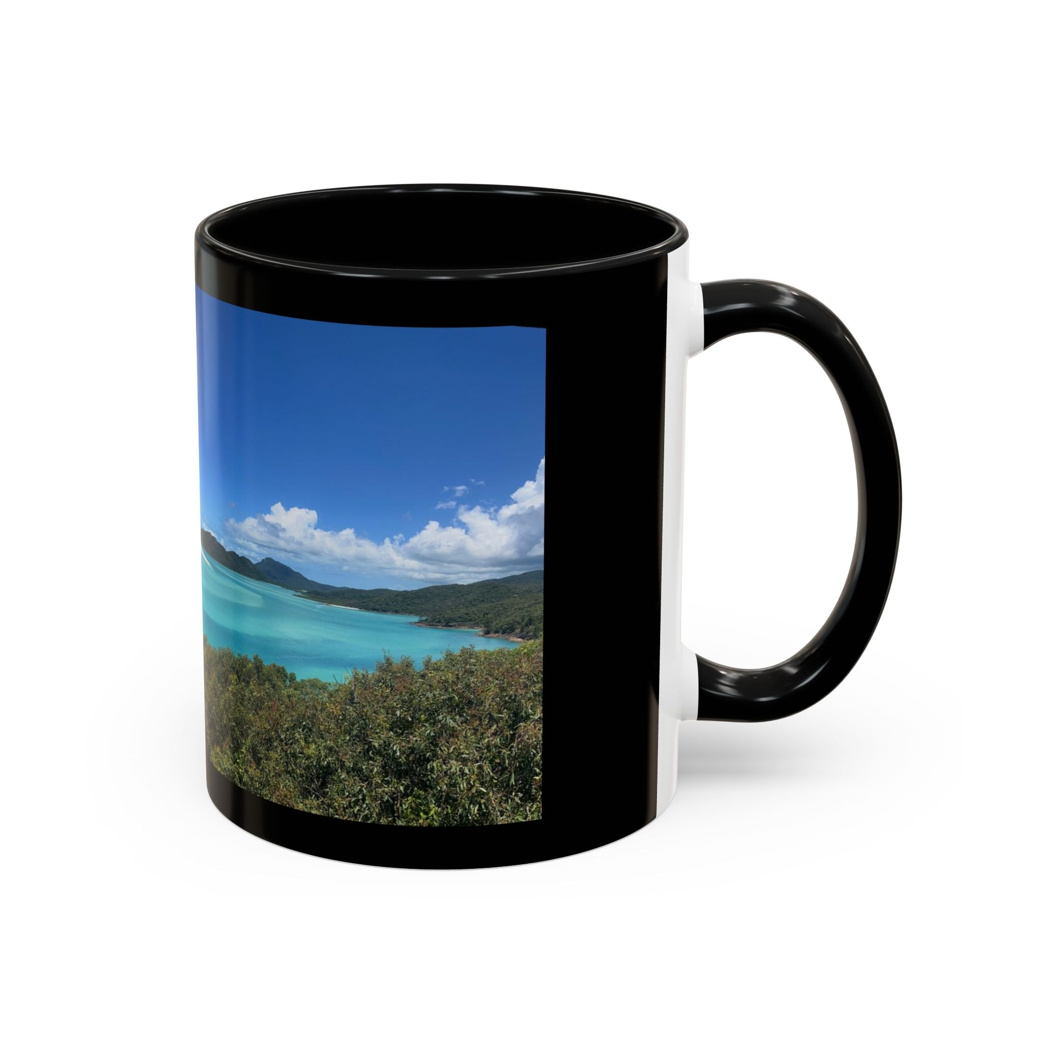 Copy of Copy of Copy of Copy of Copy of Copy of Blue Wave Accent Coffee Mug — Ocean Brushstroke Art (11/15oz)