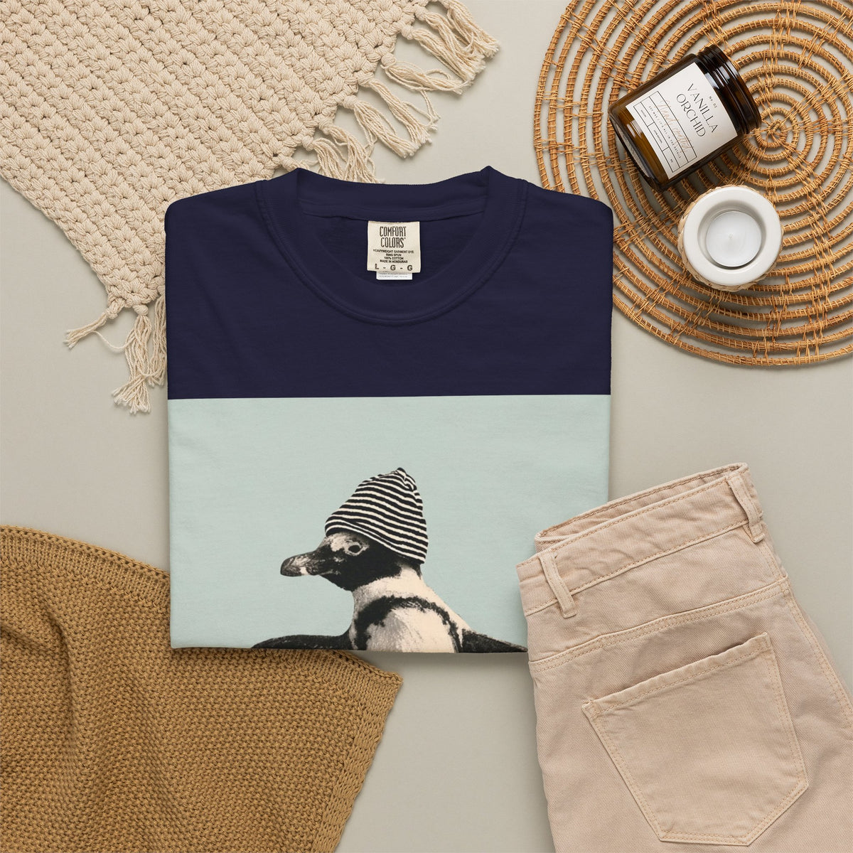 Penguin Skateboard Graphic T-Shirt