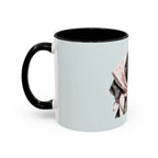 Retro Dog Coffee Mug — Chic Pup with Scarf & Sunglasses Accent Mug