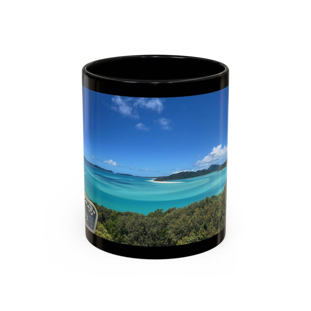 Copy of Copy of Copy of Copy of Copy of Copy of Blue Wave Accent Coffee Mug — Ocean Brushstroke Art (11/15oz)