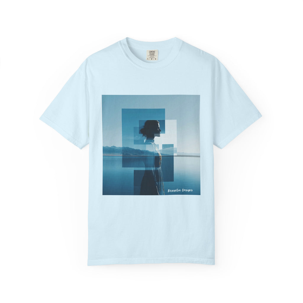 Dreamscape Photo T-Shirt — "Breathe, Prepare" Graphic Tee. Heavyweight Fabric