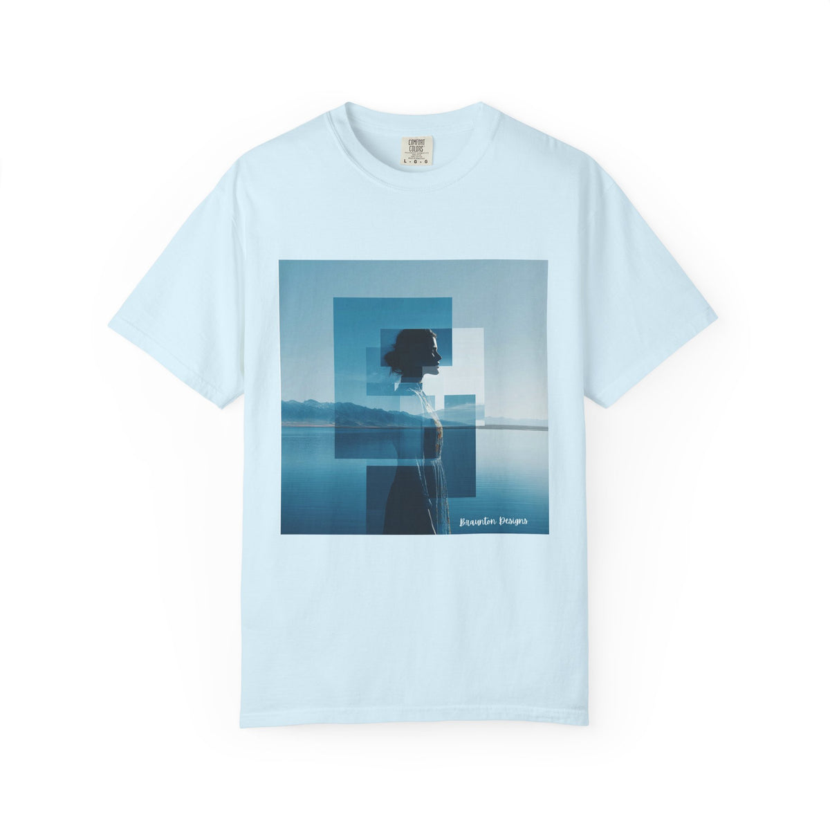 Dreamscape Photo T-Shirt — "Breathe, Prepare" Graphic Tee. Heavyweight Fabric