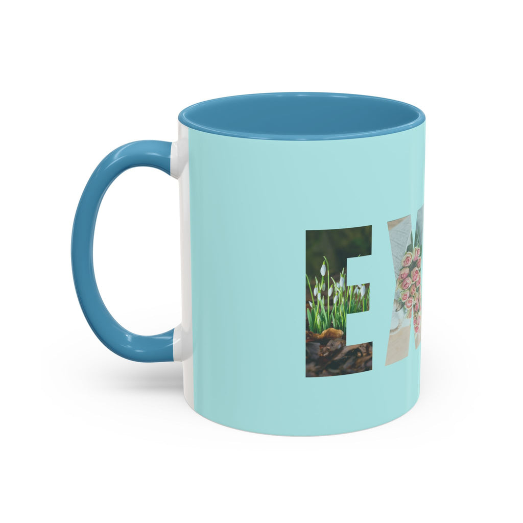 Tumbler Mug — Floral Number 33 Accent Coffee Mug (11/15oz)