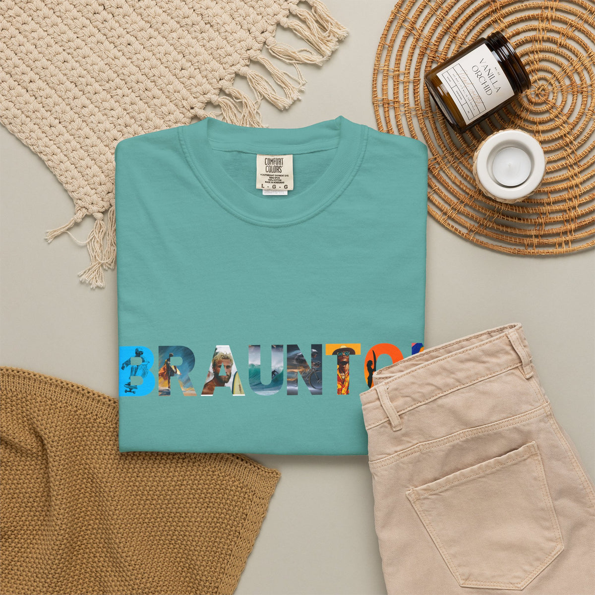 Braunton Floral Letters T-Shirt