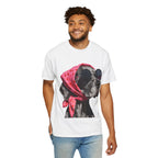 Cool Dog in Sunglasses and Polka Dot Scarf T-Shirt | Retro Pet Portrait
