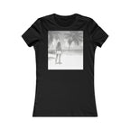 Women's Beach Vibes Tee — Retro Palm Beach Photo T-Shirt