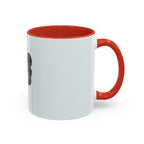Retro Dog Coffee Mug — Chic Pup with Scarf & Sunglasses Accent Mug