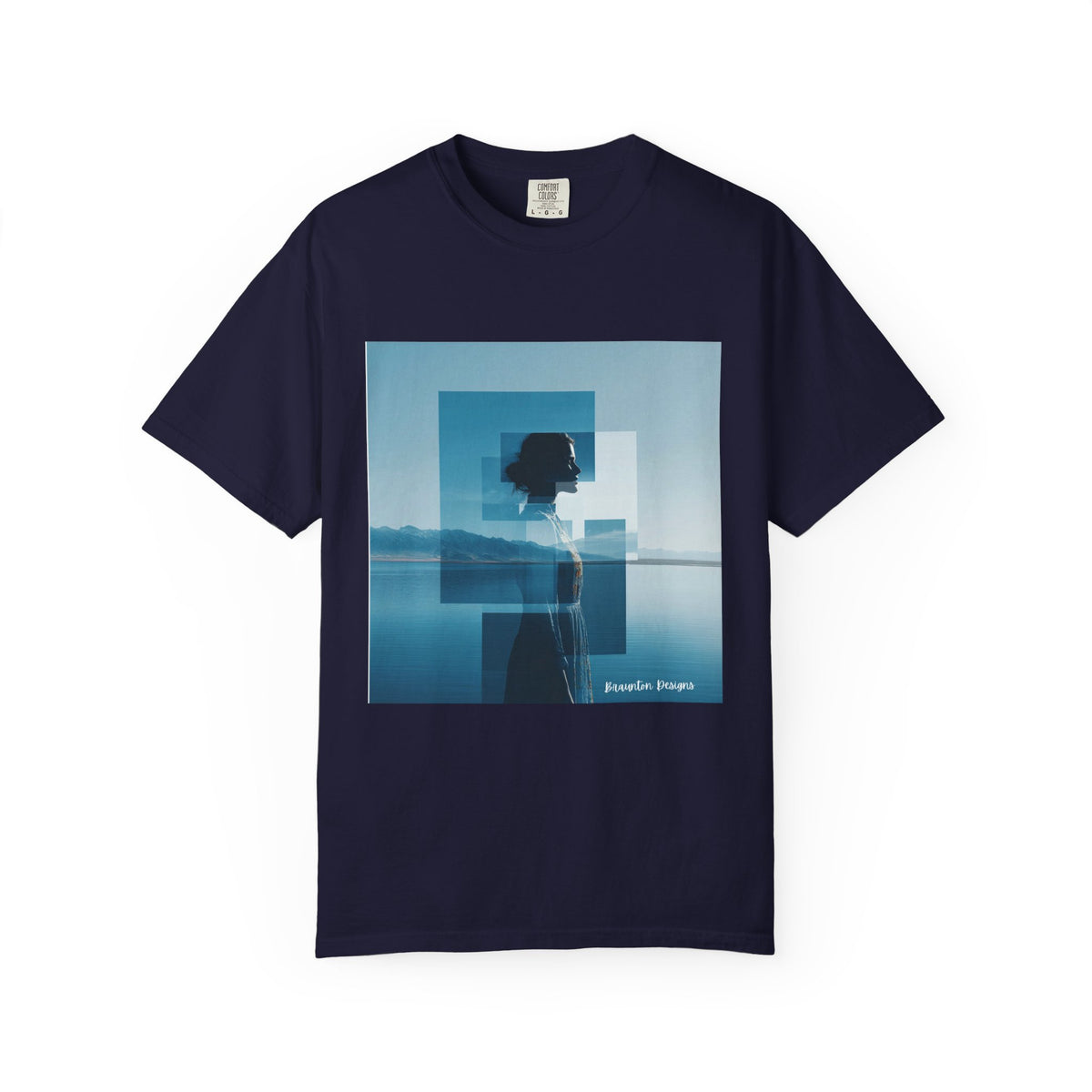 Dreamscape Photo T-Shirt — "Breathe, Prepare" Graphic Tee. Heavyweight Fabric