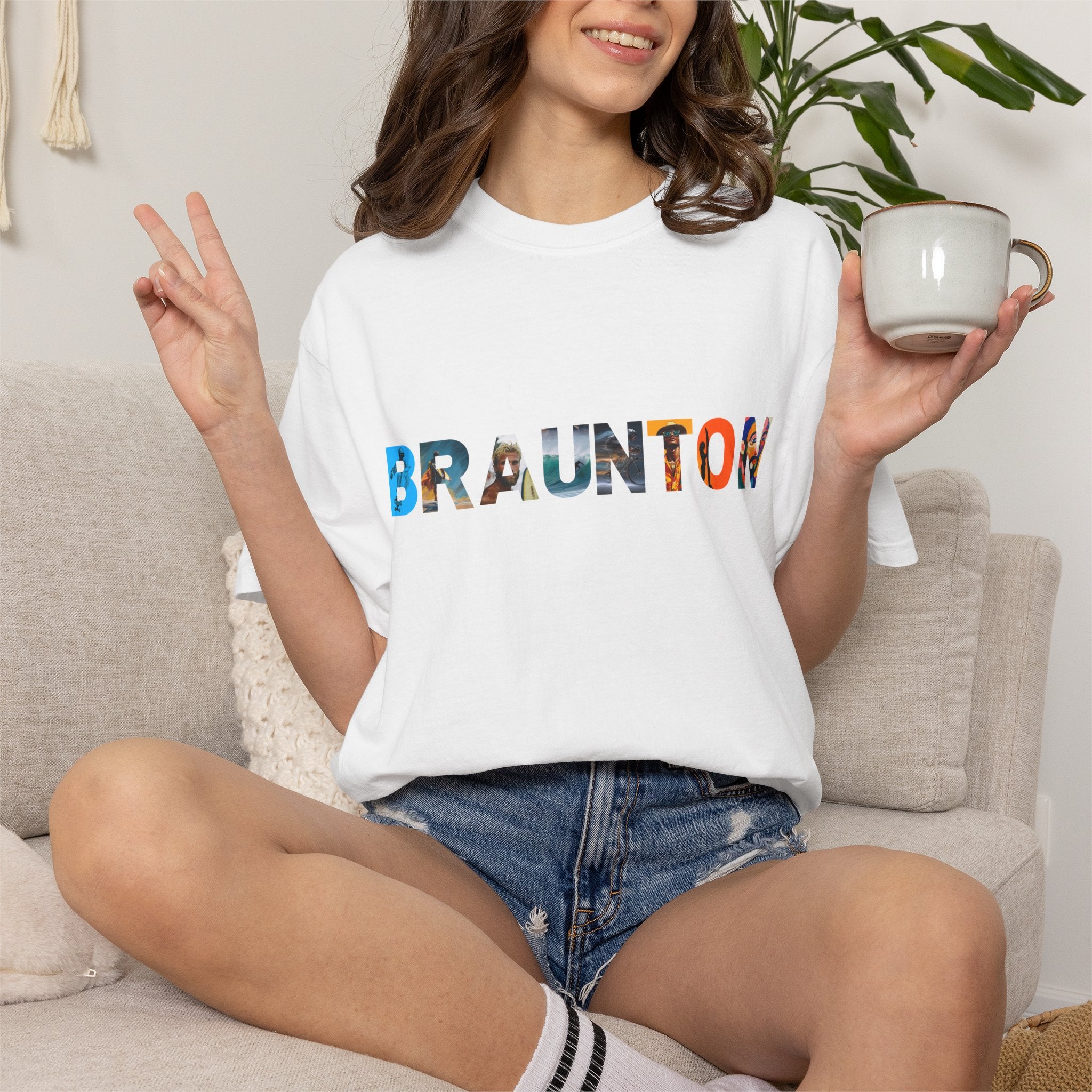 Braunton Floral Letters T-Shirt