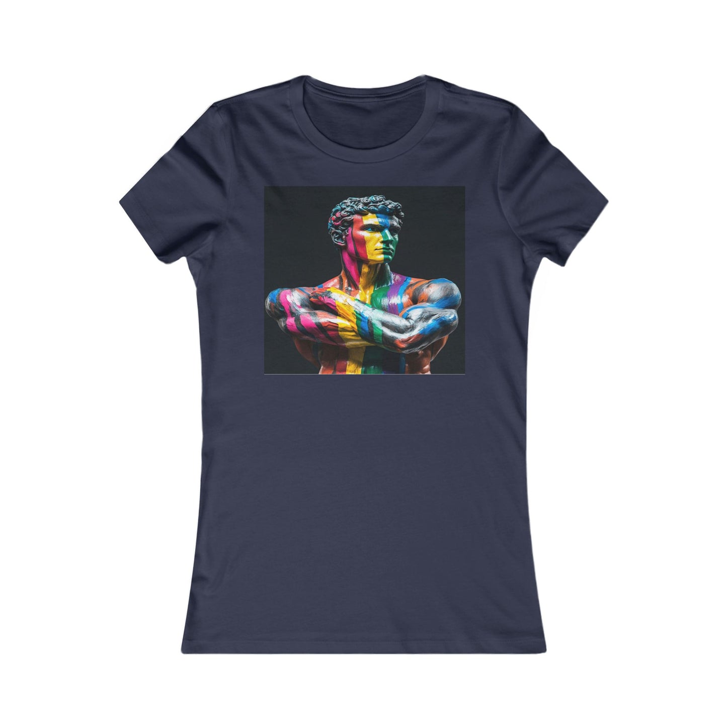 Colorful Artistic Women's Tee, Artistic T-Shirt, Unique Graphic Top, Casual Wear, Gift for Art Lovers, Summer Essentials