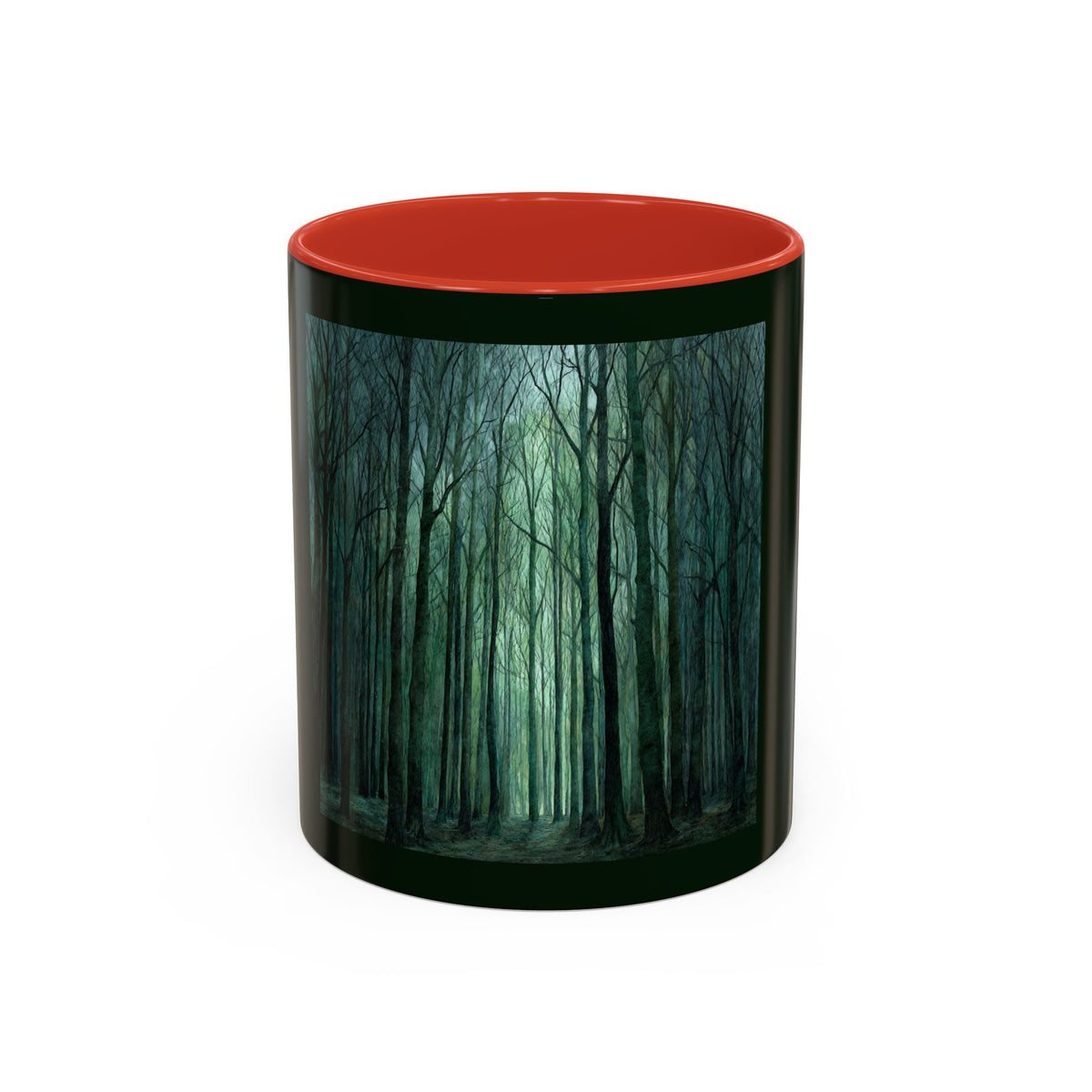 Forest Path Coffee Mug — Moody Green Woodland Accent 11oz/15oz