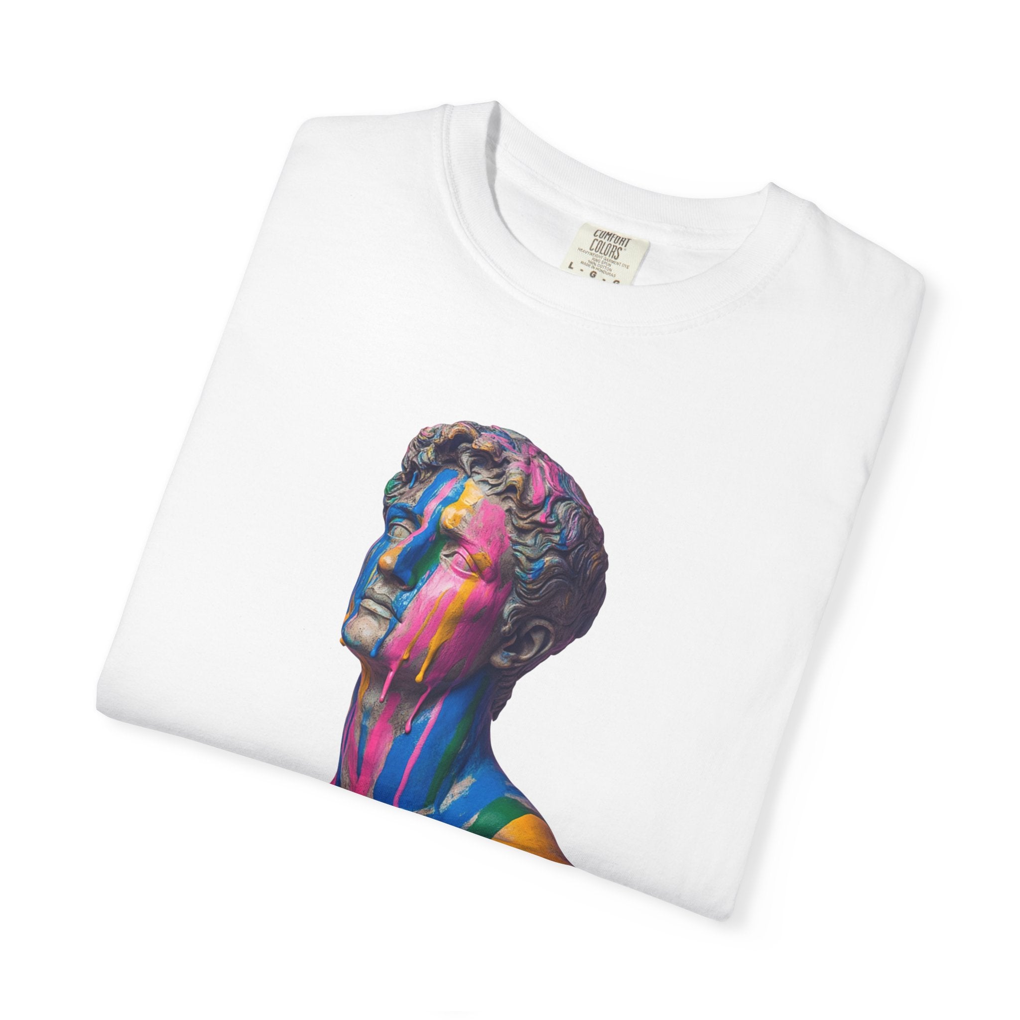 Colorful Artistic Women's Crop Tee - Trendy Statement Top, Street Style, Graphic Tee, Summer Style, Unique Gift Idea