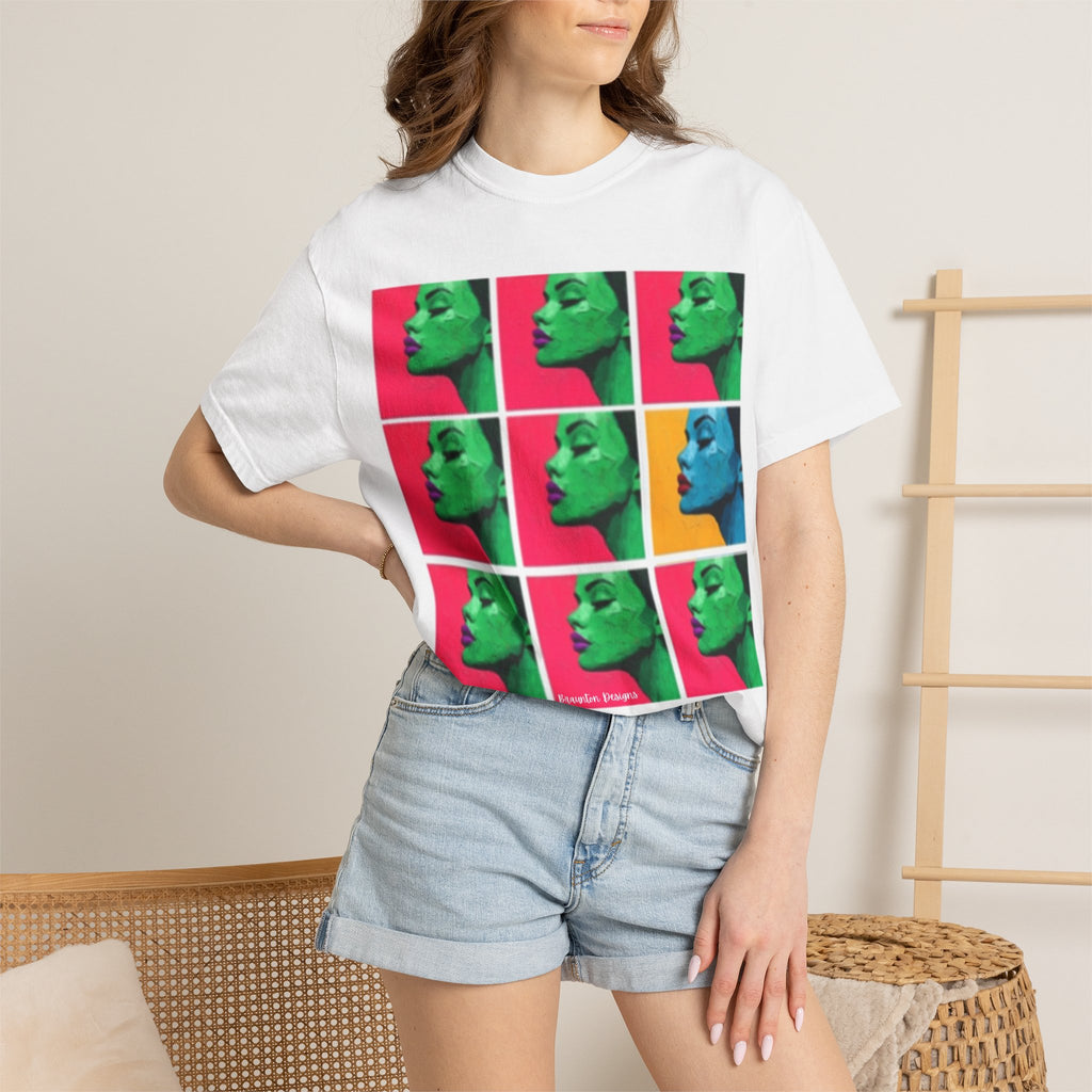 Pop Art Profile Grid T-Shirt
